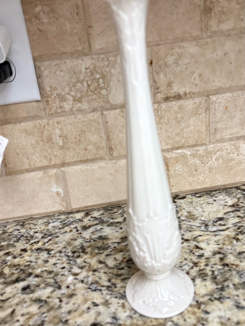 Lenox White Porcelain Bud Vase